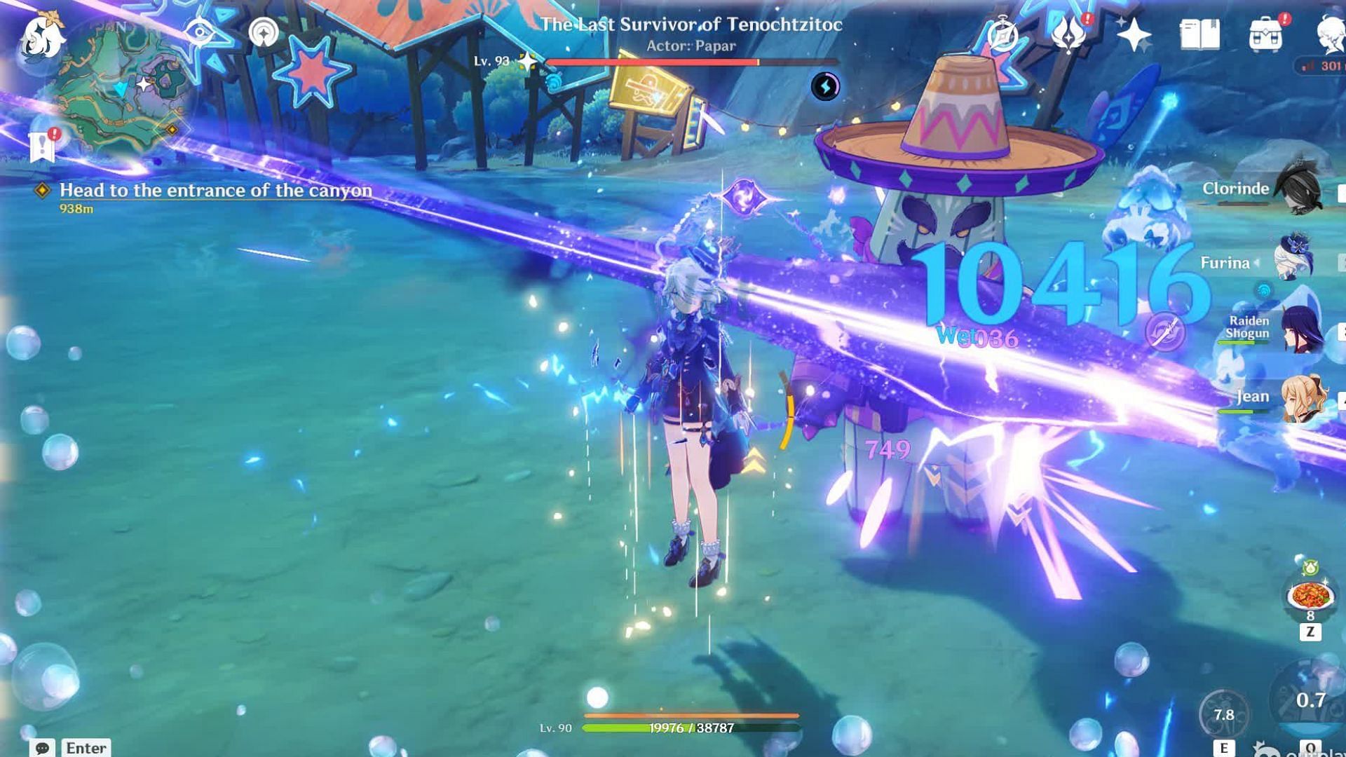 Boss fight (Image via HoYoverse)
